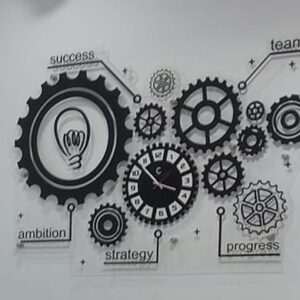 GEARS WALL CLOCK