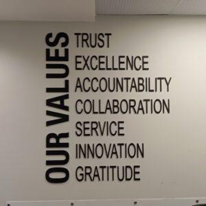 OUR VALUES