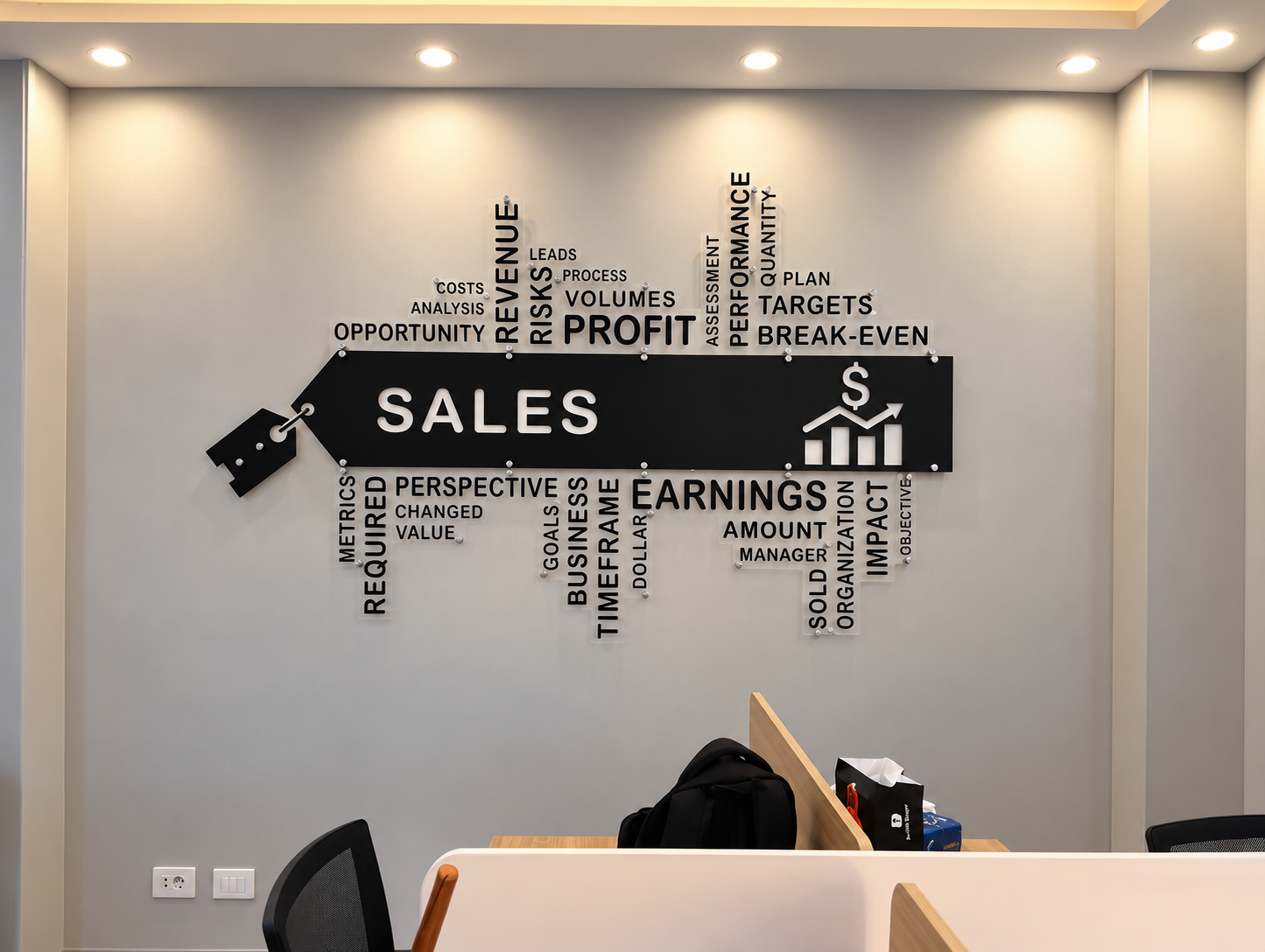 Sales wall art for corporate office decore